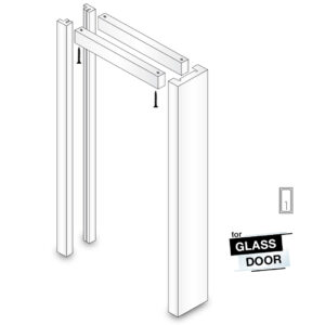 Pocket Door Jamb Kit, Single OpenBox For Glass Doors